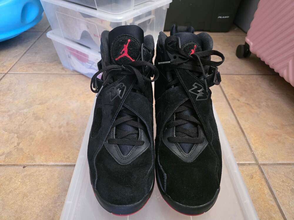 Air Jordan 8 Retro Bred / Black Cement 2017 (Size 12)